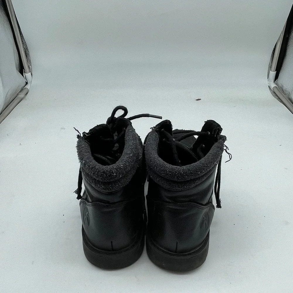 Billy Footwear Kids Boot Lugs Black High Top Zip Up Boots BK21315-001 Size 3M